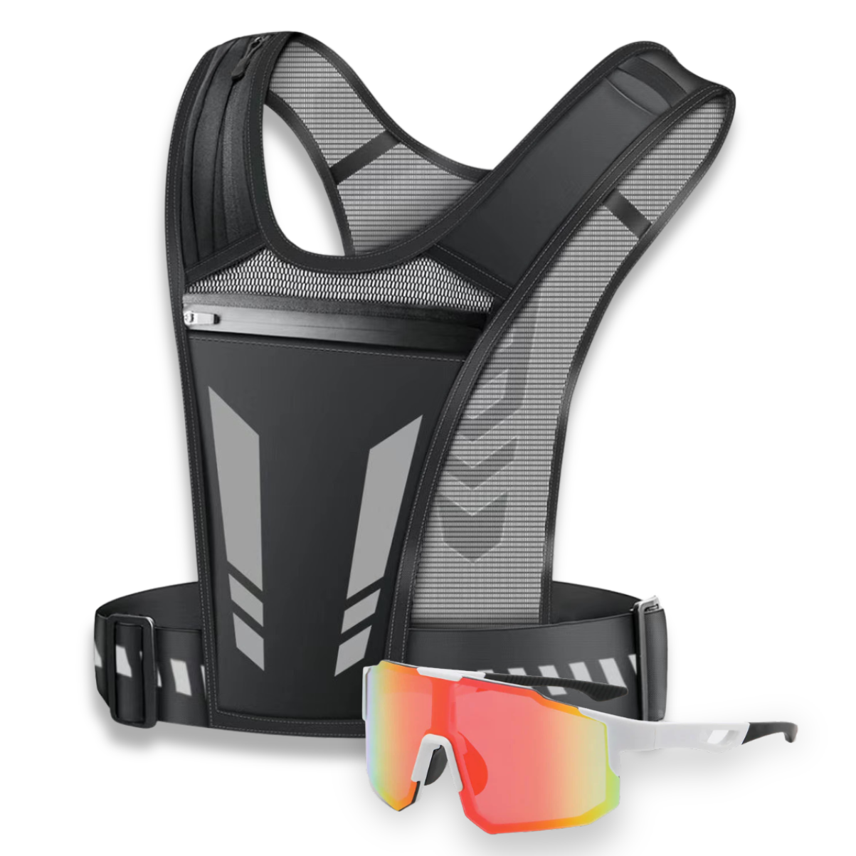 Colete Ultraleve + Óculos Esportivo UV